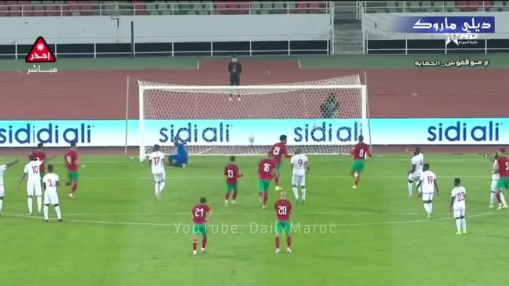 ملخص مباراة المغرب وغينيا 3-0 _ تصفيات كأس العالم 16-11-2021