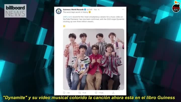 [Sub Español] BTS Set Guinness World Record- Billboard News