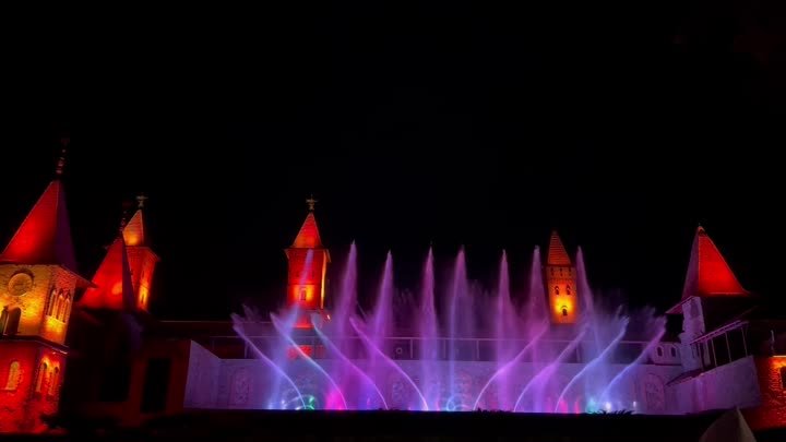 Светомузыкальный фонтан 1 мая 2022 года