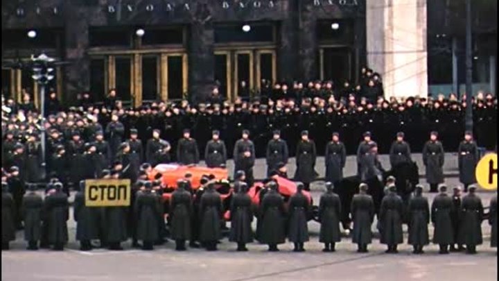 Потерянное видео похорон Сталина, снятое майором США