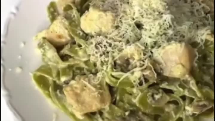 Паста “Фетучини” видео рецепт