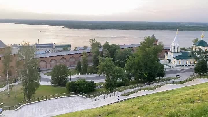 Закат в Нижнем Новгороде