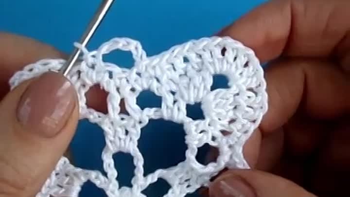 Снежинка крючком How to crochet snowflake Урок вязания