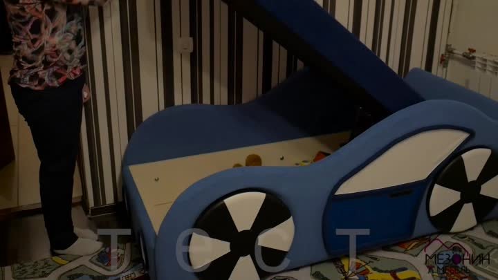 Видео отзыв о детском диване Машинка