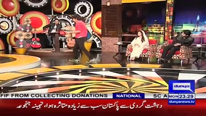 Imran Ashraf and Dr. Javeria | Mazaaq Raat 1 January 2018 | مذاق رات | Dunya News