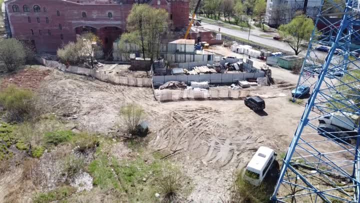 Квадрокоптер DJI Mini (строительство храма в гольяново на красноярск ...