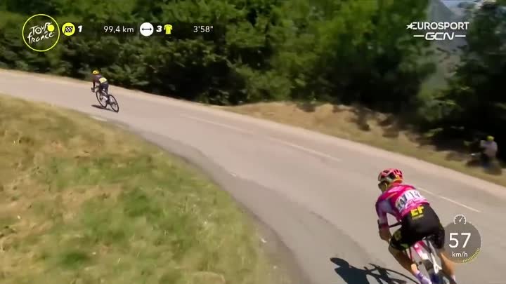 Tom Pidcock drops a descending masterclass during Stage 12 of 2022 T ...