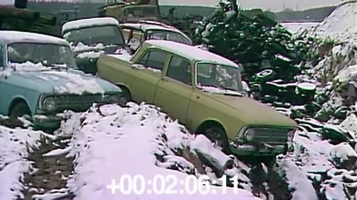 Припять. Захоронение автотранспорта. 1986 год