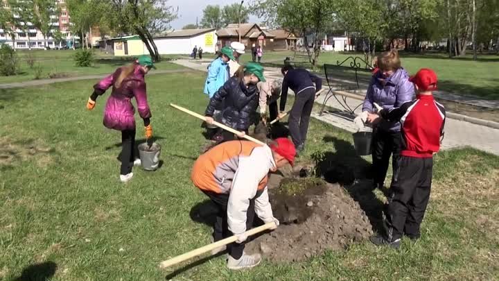 В районном центре заложен новый сквер