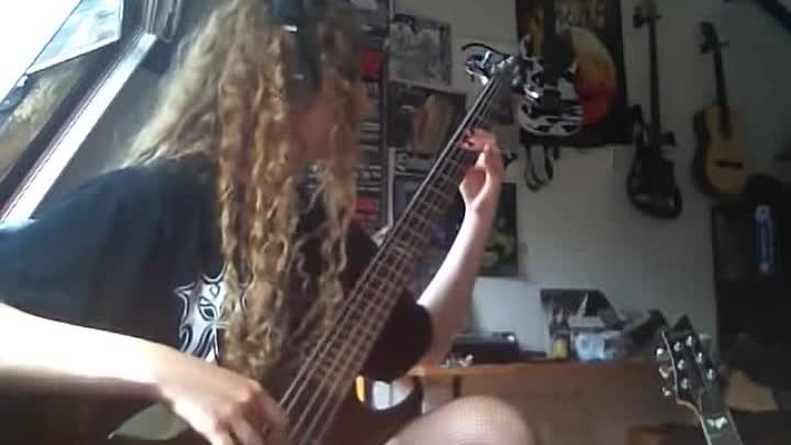 Death - Crystal Mountain (bass cover)