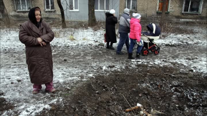Горловка после обстрелов Укрофашистов
