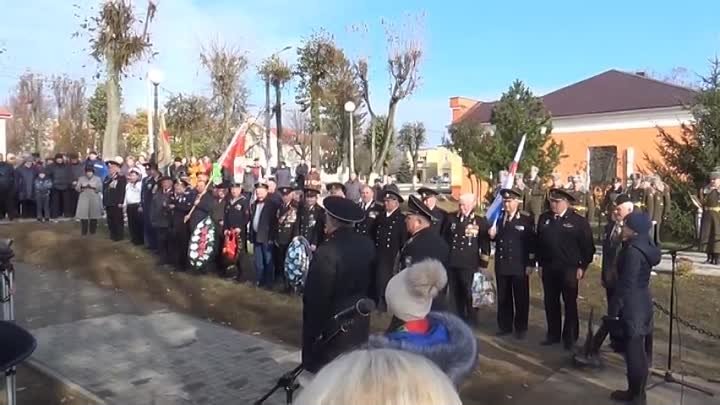 Открытие мемориала в Быхове