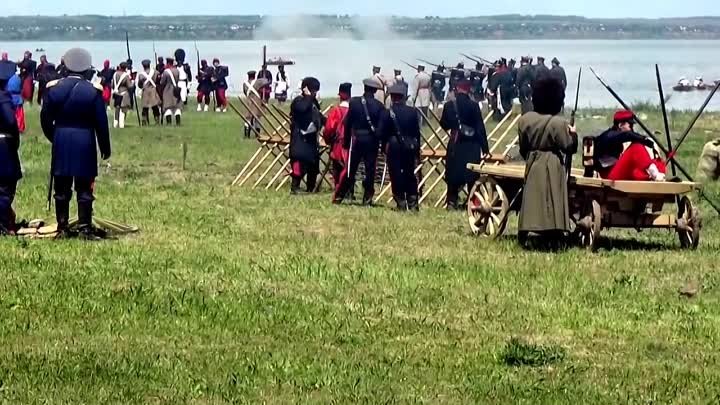 Реконструкция-2017 Оборона Таганрога в Крымской войне 1855г. Анатоли ...