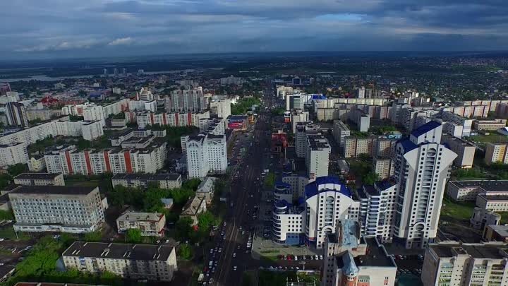 Полет над городом  в Барнауле