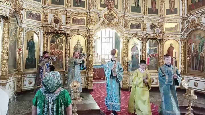 Молебен в Церкви Рождества Богородицы г. Орехово-Зуево