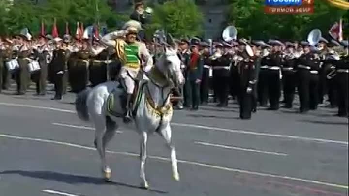 Туркменские солдаты на параде 9 мая в Москве