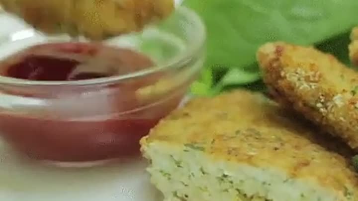 Куриные котлетки с сыром