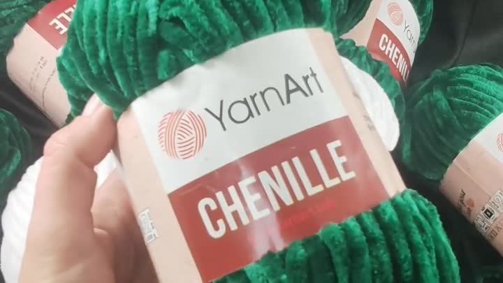 Новая плюшевая пряжа YarnArt Chenille