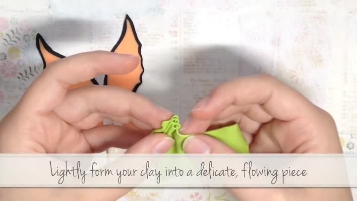 TUTORIAL- Polymer Clay Monarch Butterfly Fairy Tutorial