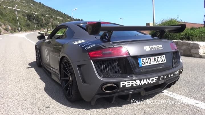 630HP Audi R8 V10 w_ Per4mance Exhaust - Brutal EXHAUST Sounds