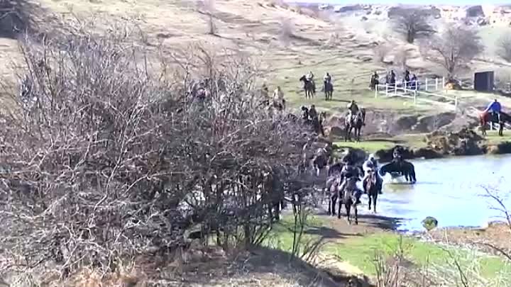 Конный пробег в Малом Карачае 07 03 2016 г