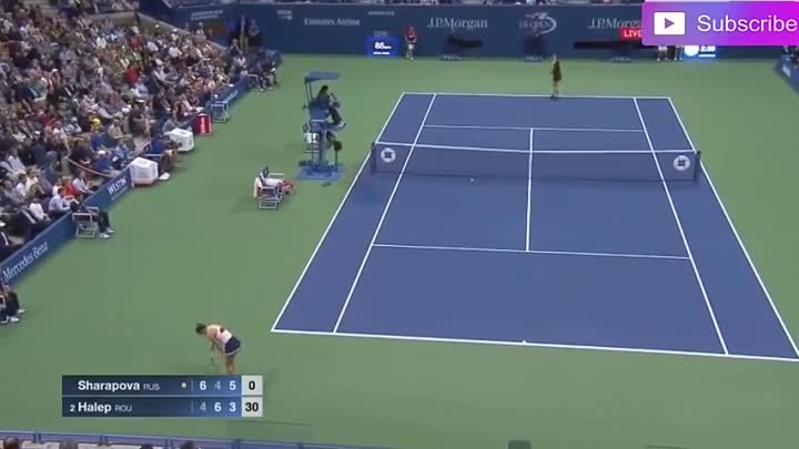 Maria SHARAPOVA vs Simona HALEP Highlights US OPEN 2017 ᴴᴰ