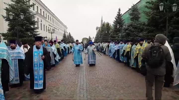 Казанская. Крестный ход с Чудотворным образом Пресвятой Богородицы 4 ...