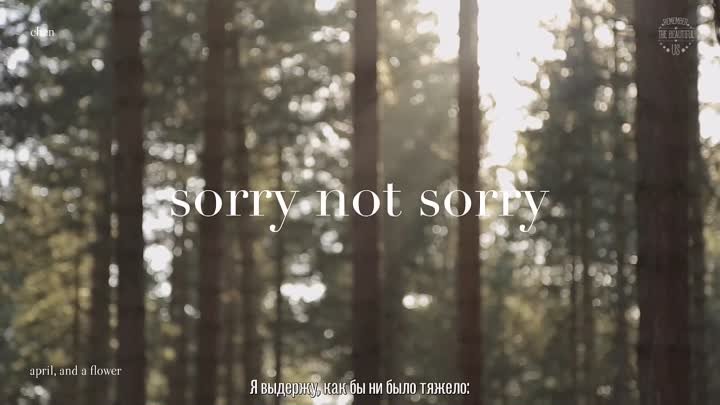 [РУСС.САБ] EXO Chen — Sorry Not Sorry