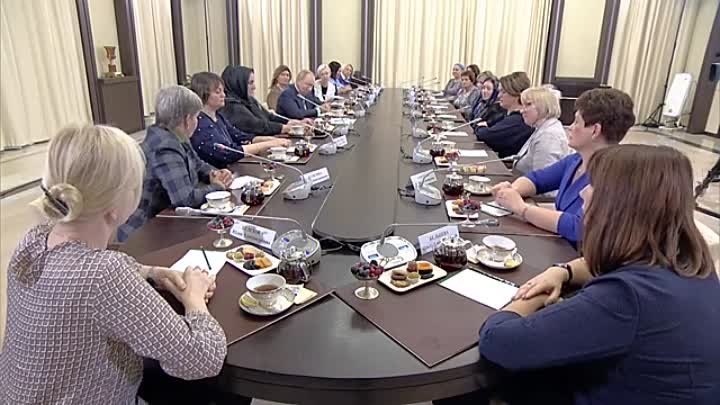Встреча В.Путина с матерями (Полное видео) - 25.11.2022г