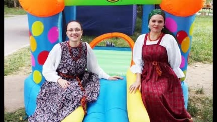 Батут + русская культура = лучший детский праздник!