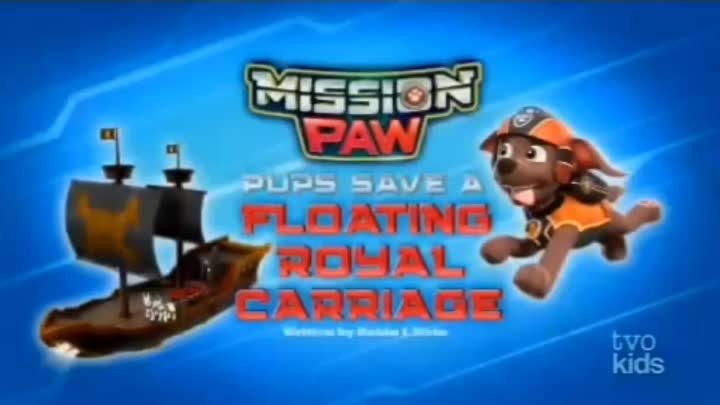 Mission PAW: Pups Save a Floating Royal Carriage