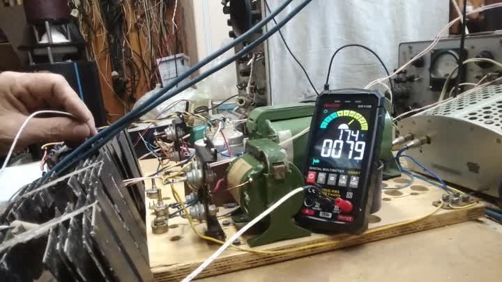 Мультиметр GVDA119в - проверка температуры выходных транзисторов мак ...