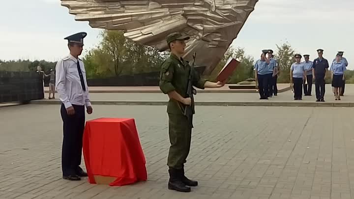 Принятие присяги студентами Учебного военного центра филиала Взлет МАИ