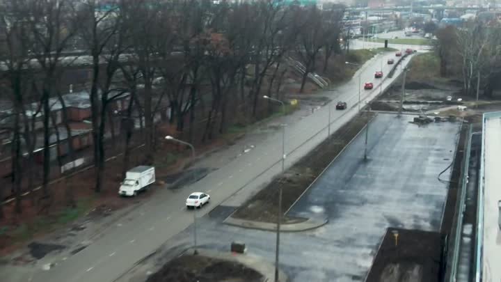 Новые парковки вдоль дублера Тихорецкой в Краснодаре
