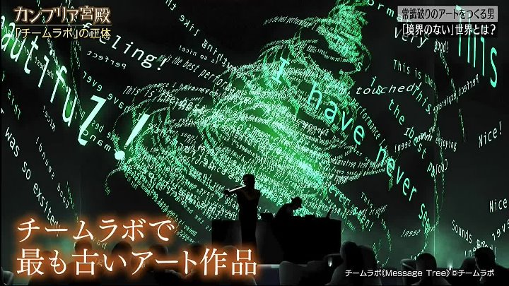 カンブリア宮殿 動画「チームラボ」とは一体どんな集団なのか | 2022年12月8日