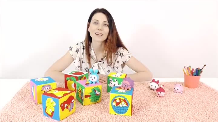 Играем с детьми - Мягкие кубики