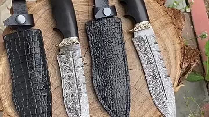 Нож из Дамаска. Цена 4400 рублей.. По вопросам приобретения и заказо ...