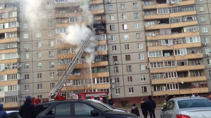 Пожар 28 марта на улице Горького в доме №24