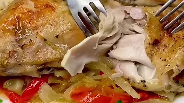 курица с овощами 