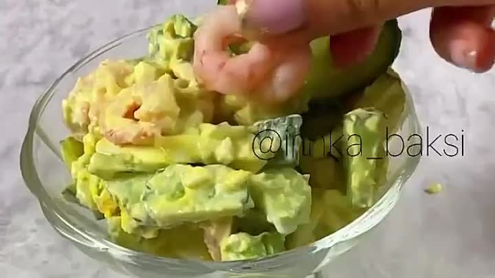 Лгкий салатик с креветками