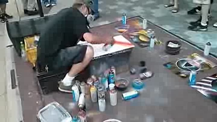 Удивительное мастерство уличного художника - Супер художник