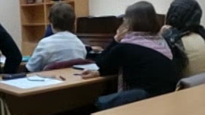 Занятие по хоровому пению  православной групыы Народного университета