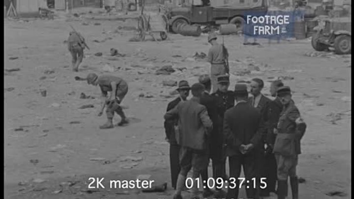 Paris, 1944 (2K footage) X320027 _ Footage Farm Ltd [Y-fLy9-ZFAo]