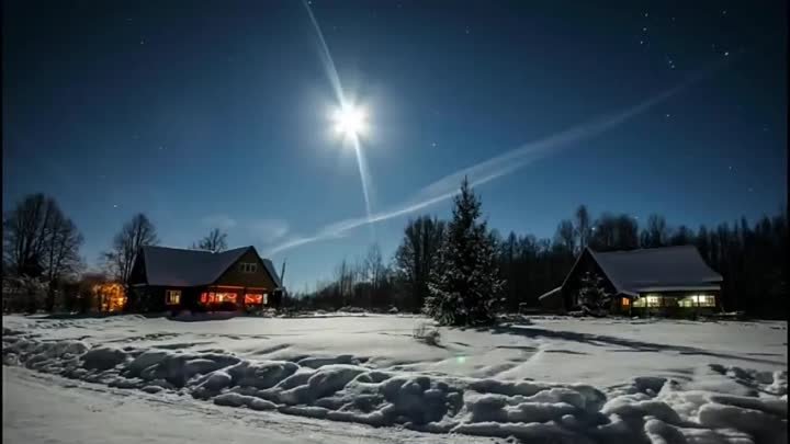 Зима в деревне...Красивое видео