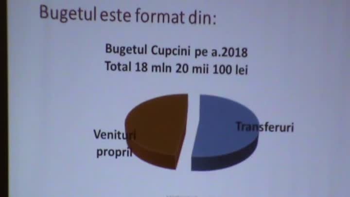 Cupcini -Bugetul primariei