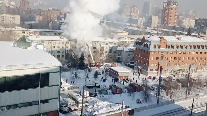 Взрыв в Новосибирске. Прямая трансляция