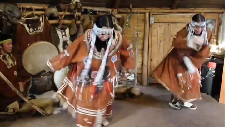 «Снежные псы». Корякско-ительменский танец. Камчатка 2018 ✔ Video Ve ...