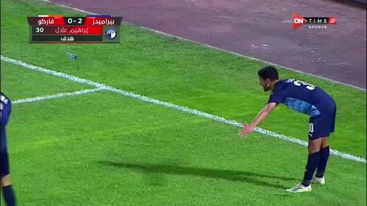 اهداف مباراة بيراميدز وفاركو 3 0 الدوري المصري