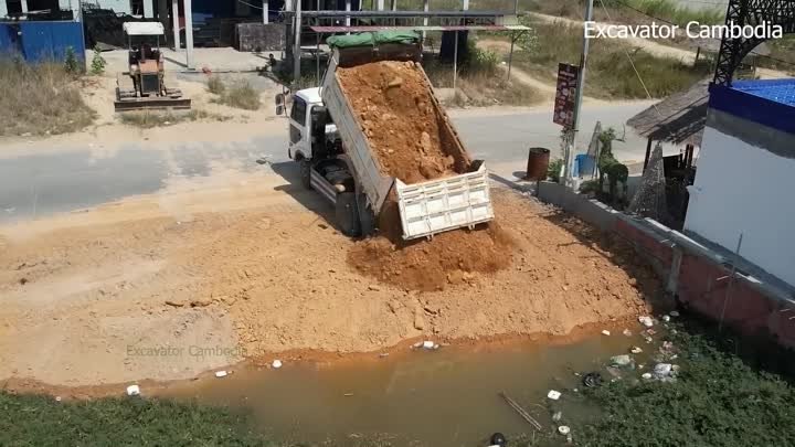 Отсыпка дороги Болотистый участок 🚚🚛