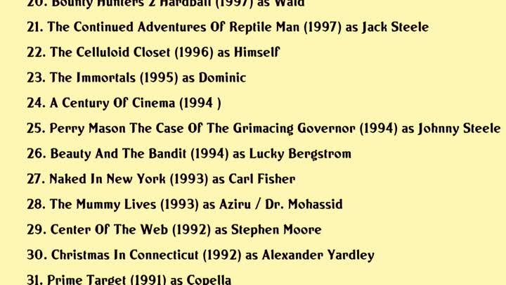 Tony Curtis Movies list Tony Curtis 